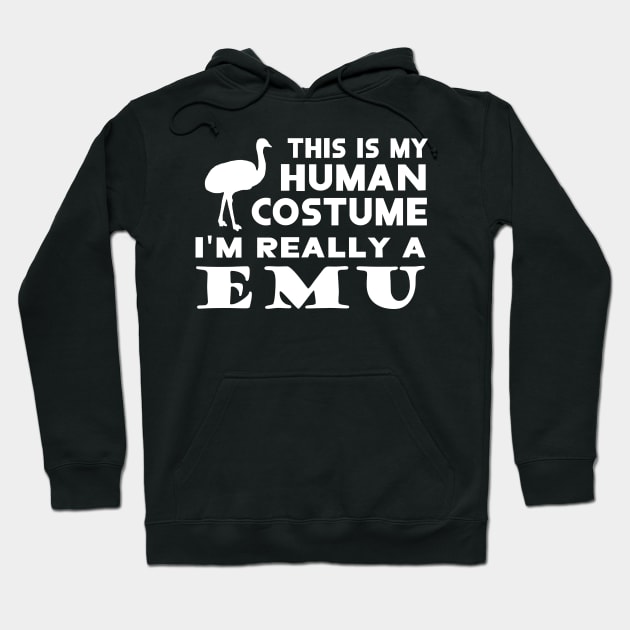 human costume emu design ostrich love Hoodie by FindYourFavouriteDesign